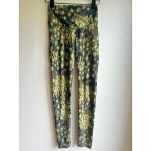 Aerie Women 7/8 Hi Rise Legging Pant Workout Athletic Crossover Green Size Small